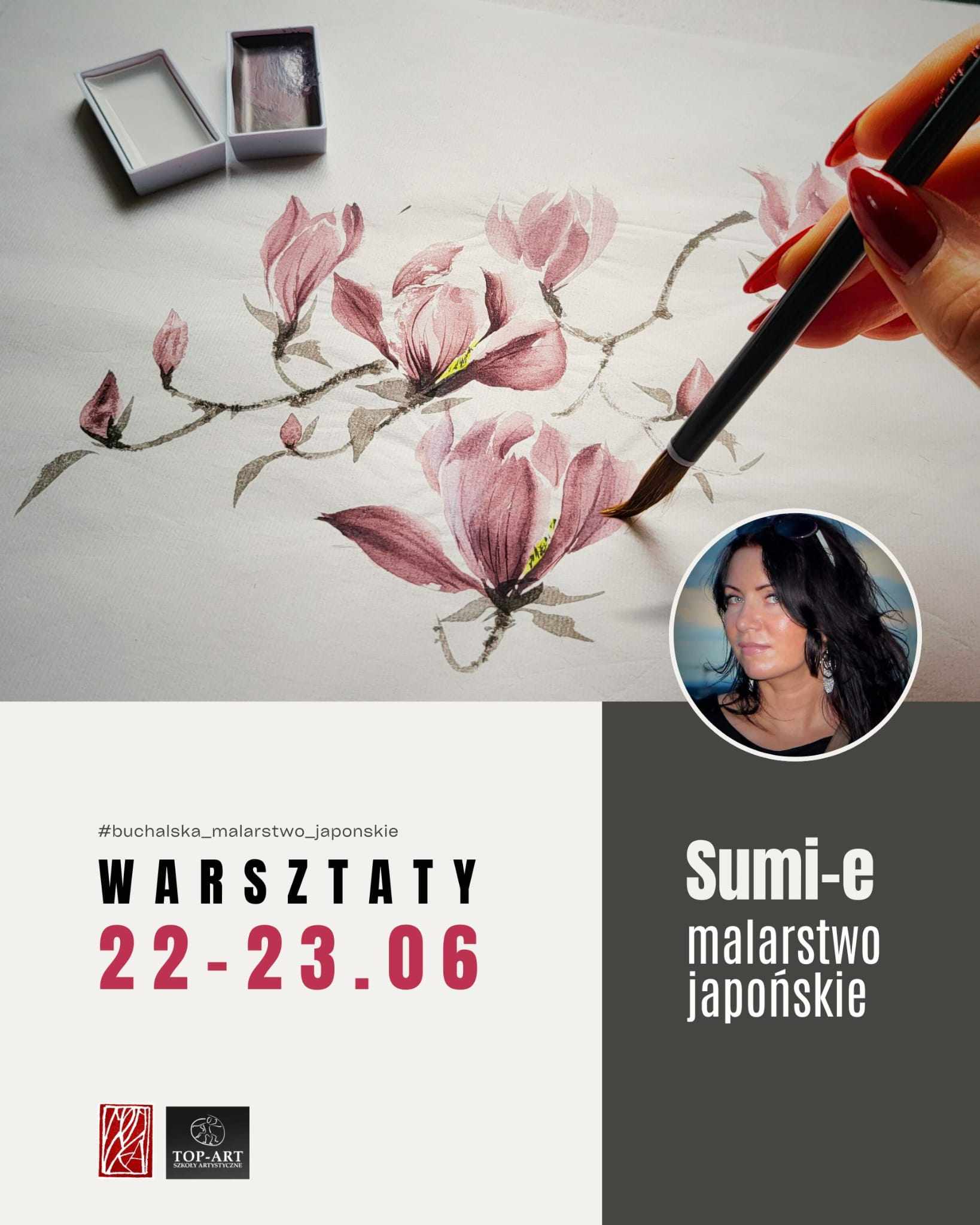 Wasztaty sumi-e Magnolia